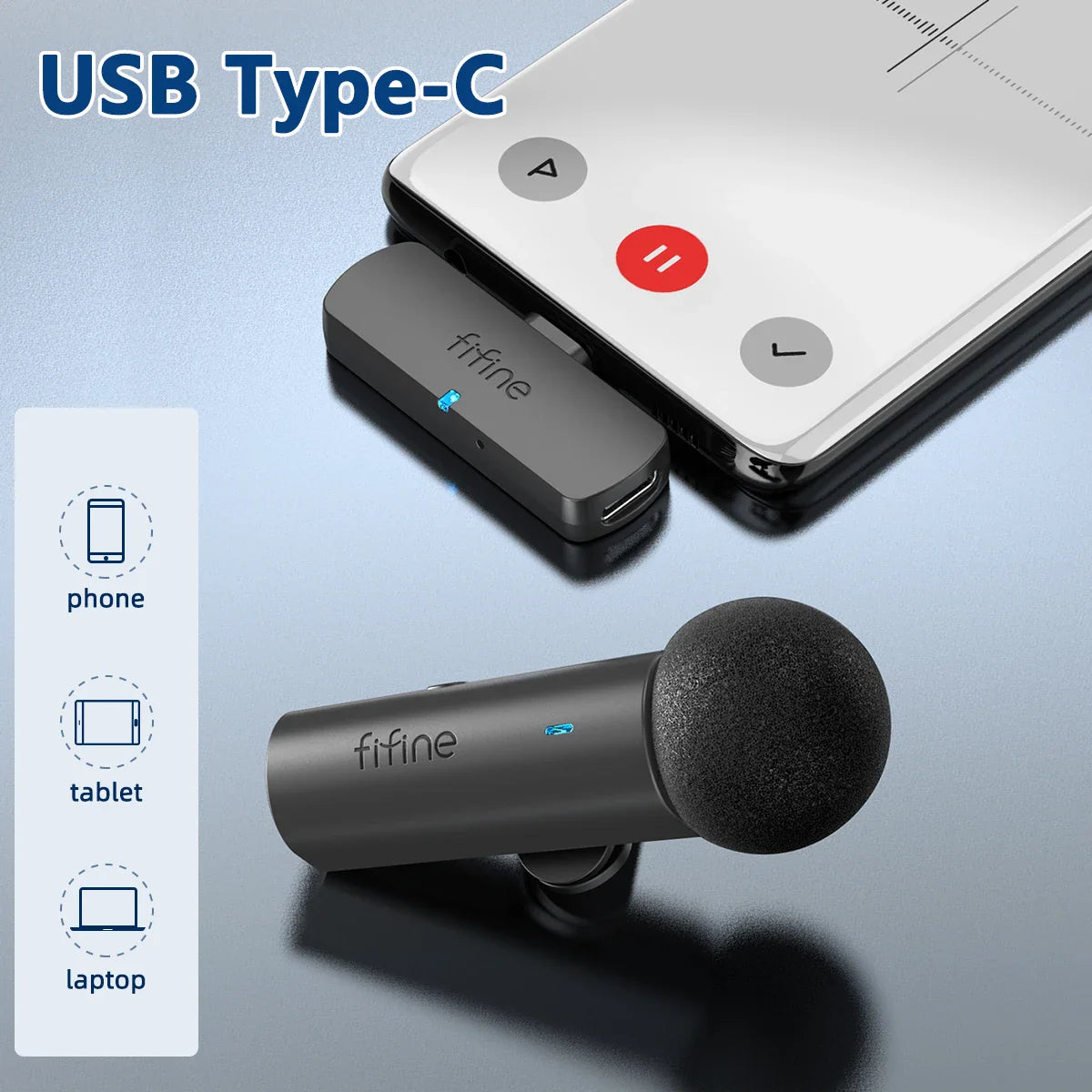 Wireless Lavalier Type-C Microphone: Enhanced Vocal Clarity  computerlum.com   