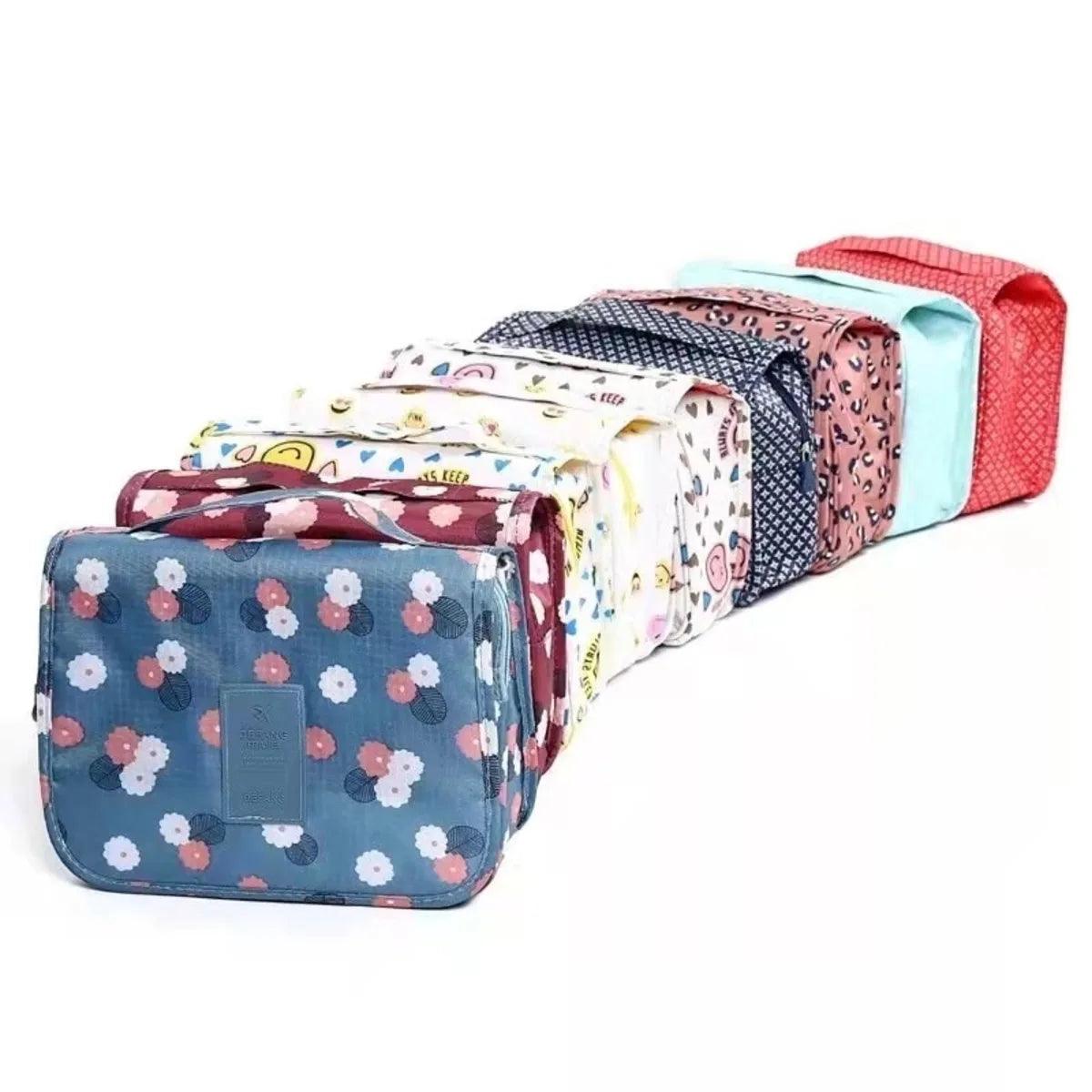Makeup and Cosmetic Travel Bag with Assorted Colors - Stylish Necessaire for On-the-Go Essentials  ourlum.com   
