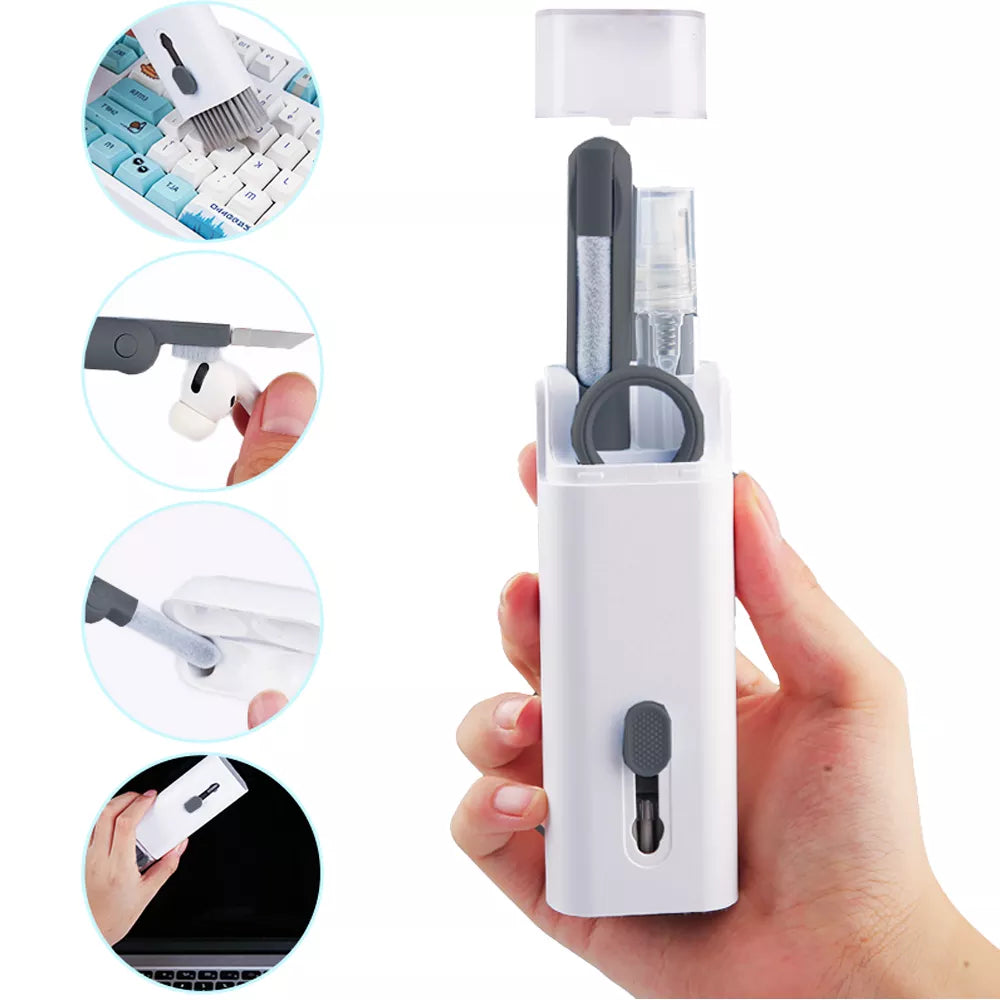 7-in-1 Electronic Device Cleaning Kit with Portable Earphone Cleaner  ourlum.com   