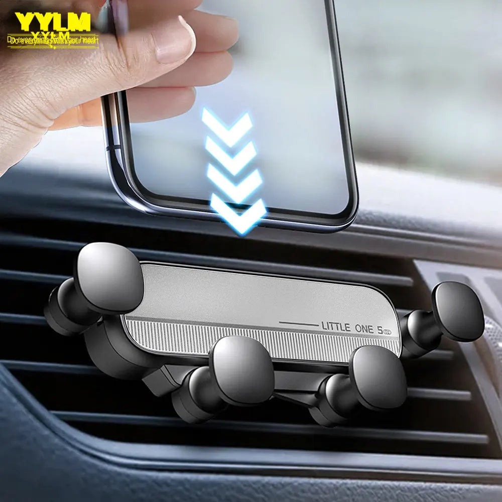 YYLM Car Air Vent Phone Holder: Secure Smartphone Stand & GPS Support  ourlum.com   