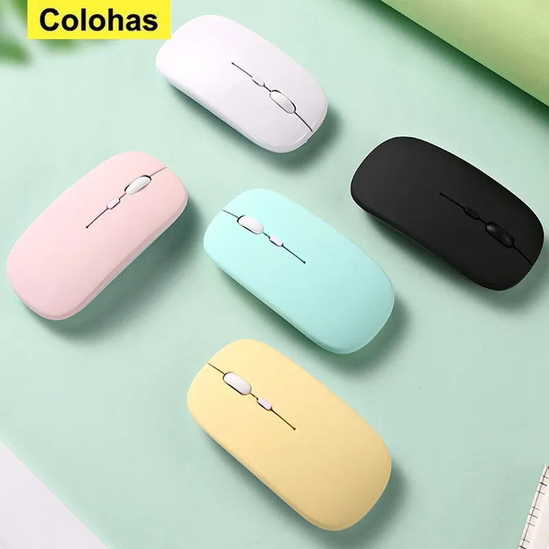 Silent Wireless Bluetooth Mouse for Laptop Tablet Phone - Ergonomic Design, Portable and Precise - Ideal for Office and Gaming  ourlum.com   