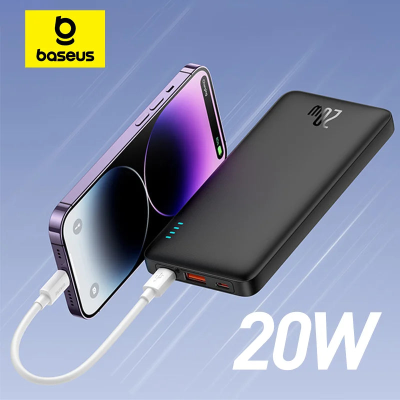 Baseus Airpow Fast Charge Power Bank: Rapid Charging for iPhone & Xiaomi  ourlum.com   