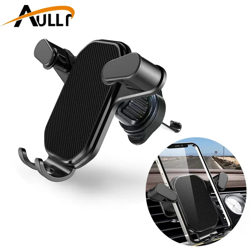 Car Phone Holder Gravity Stand: Secure Air Vent Mount for iPhone Samsung GPS  ourlum.com   