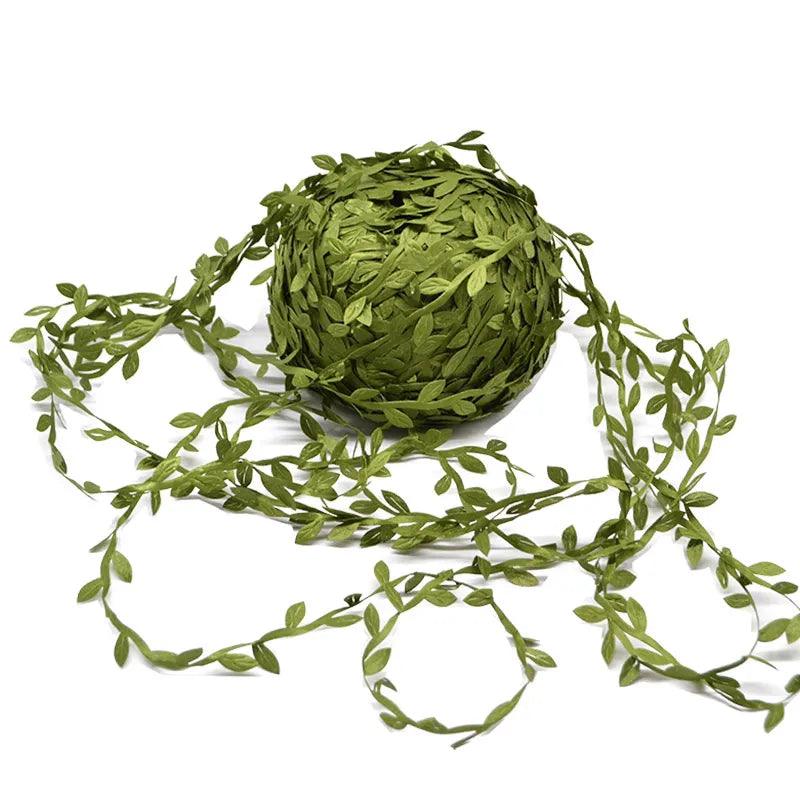 Green Silk Leaf-Shaped Artificial Leaves Kit - Wedding Décor, Wreath Making, Scrapbooking & Crafts  ourlum.com   