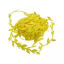 Green Silk Leaf-Shaped Artificial Leaves Kit - Wedding Décor, Wreath Making, Scrapbooking & Crafts  ourlum.com yellow  