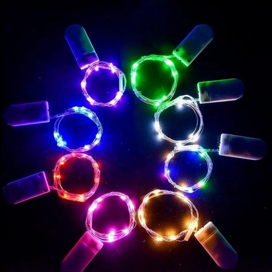 Festive LED Light String Set with Waterproof Copper Wire - Versatile DIY Fairy Lights for Parties and Decorations  ourlum.com   