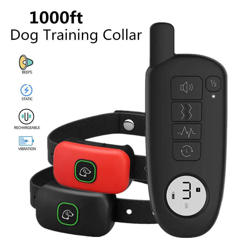 Ultimate Waterproof Dog Training Collar with Remote Control - Advanced Behavior Correction Assistance  ourlum.com   