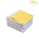 Elevate Your DIY Projects with Imitation Gold Silver Foil Paper - 100/200 Sheets  ourlum.com 200pcs gold1  