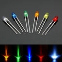 LED Diodes Assorted Kit - White, Green, Red, Blue, Yellow - 100/500 PCS  ourlum.com   