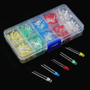 LED Diodes Assorted Kit - White, Green, Red, Blue, Yellow - 100/500 PCS  ourlum.com   