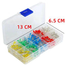 LED Diodes Assorted Kit - White, Green, Red, Blue, Yellow - 100/500 PCS  ourlum.com   