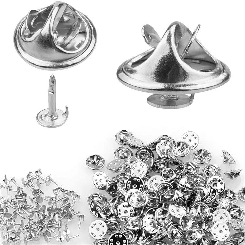 High-Quality Metal Pin Backs for DIY Jewelry Making and Crafts  ourlum.com   