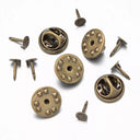 High-Quality Metal Pin Backs for DIY Jewelry Making and Crafts  ourlum.com Antique Bronze Set  