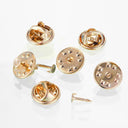 High-Quality Metal Pin Backs for DIY Jewelry Making and Crafts  ourlum.com KC Gold Set  