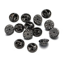 High-Quality Metal Pin Backs for DIY Jewelry Making and Crafts  ourlum.com Black Base  