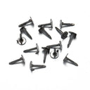 High-Quality Metal Pin Backs for DIY Jewelry Making and Crafts  ourlum.com Black Pin  