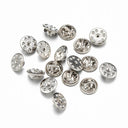 High-Quality Metal Pin Backs for DIY Jewelry Making and Crafts  ourlum.com Silver Base  