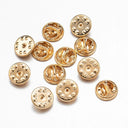 High-Quality Metal Pin Backs for DIY Jewelry Making and Crafts  ourlum.com KC Gold Base  