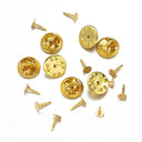 High-Quality Metal Pin Backs for DIY Jewelry Making and Crafts  ourlum.com   