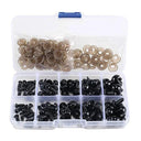 Enhance your Handmade Creations with 100pcs 6-12mm Black Plastic Safety Eyes  ourlum.com   