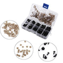 Enhance your Handmade Creations with 100pcs 6-12mm Black Plastic Safety Eyes  ourlum.com   