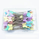 Vibrant Sunflower and Butterfly Sewing Pins Assortment  ourlum.com   