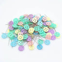 Vibrant Sunflower and Butterfly Sewing Pins Assortment  ourlum.com   