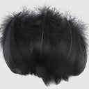 Whimsical Feather Assortment for Crafts and Decor - 100 Pieces  ourlum.com black 4-8cm 100pcs 