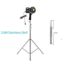 Professional LED Studio Lighting Kit - Adjustable Color Temperature & Brightness for Photography and Video Projects  ourlum.com With 2.8m tripod israel 