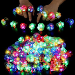 LED Glow Rings: Sparkle Dark Parties with Flashing Luminosity