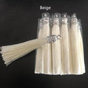 Small Silk Tassel Earrings DIY Jewelry Making Kit with Silver Caps  ourlum.com color 14 10 Pcs 