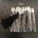 Small Silk Tassel Earrings DIY Jewelry Making Kit with Silver Caps  ourlum.com color 2 10 Pcs 