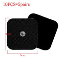 Electrode Pads Gel Set for Tens Acupuncture Massager - Muscle Stimulation & Pain Relief  ourlum.com 5x5cm 10pcs 1  