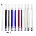 Erasable Fabric Marking Pens Set for DIY Sewing and Crafts  ourlum.com 19-20pcs with cover  