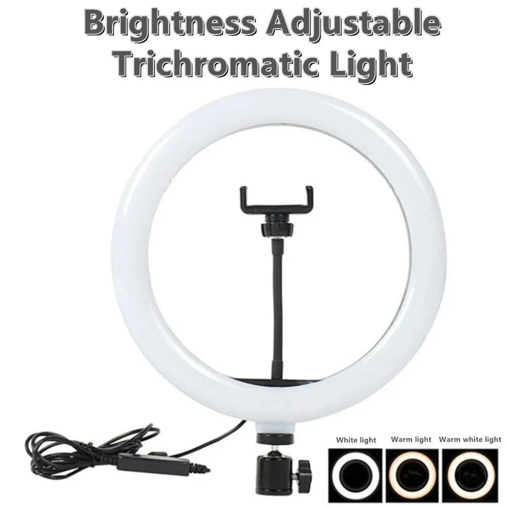 Versatile 10-Inch LED Ring Light for Enhanced Photography and Video Creation  ourlum.com   