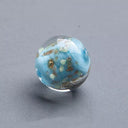 Luminous Handmade Lampwork Glass Beads Set for Jewelry Making  ourlum.com Opaque Lake Blue 6mm United State