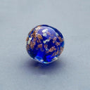 Luminous Handmade Lampwork Glass Beads Set for Jewelry Making  ourlum.com Deep Blue 6mm United State