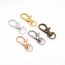 Swivel Lobster Clasp Keychain Connectors for DIY Crafts