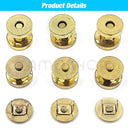 Brass Magnetic Snap Fasteners Kit - Versatile Clasps for Handbags, Purses, and DIY Crafts  ourlum.com   