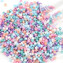 Japanese Glass Seed Beads Assortment - 1200pcs 2mm for Jewelry Making and DIY Crafts  ourlum.com PZ525 2mm 1200pcs-bottle 