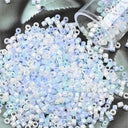 Japanese Glass Seed Beads Assortment - 1200pcs 2mm for Jewelry Making and DIY Crafts  ourlum.com PZ617 2mm 1200pcs-bottle 