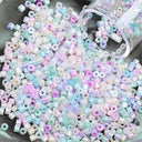 Japanese Glass Seed Beads Assortment - 1200pcs 2mm for Jewelry Making and DIY Crafts  ourlum.com PZ604 2mm 1200pcs-bottle 