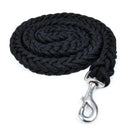 Army Green Double Row Nylon Dog Leash and Collar Set for Medium to Large Dogs  ourlum.com Black Dia. 1.0cm 