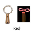 Enchanting Battery Operated LED Cork Bottle String Lights for Birthday Party Decor  ourlum.com Red 1pc 1m 10 LEDs