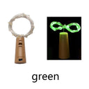 Enchanting Battery Operated LED Cork Bottle String Lights for Birthday Party Decor  ourlum.com Green 1pc 1m 10 LEDs