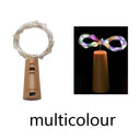 Enchanting Battery Operated LED Cork Bottle String Lights for Birthday Party Decor  ourlum.com Colorful 1pc 1m 10 LEDs