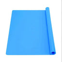 Large Silicone Crafting Mat for Epoxy Resin, Paint, Clay - 15.7" x 11.7" Nonstick Mold Mat  ourlum.com Blue  