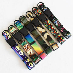 Engraved Nylon Dog Collar & Leash Set: Custom Nameplate & Vibrant Colors