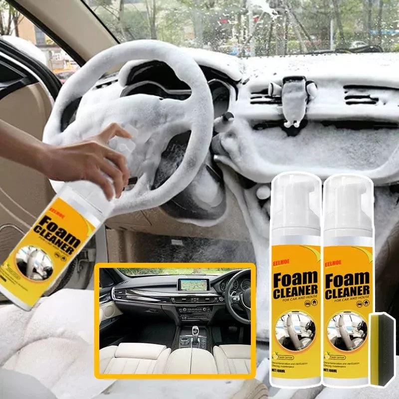 Foam Cleaner Spray - Versatile Anti-aging Solution for Car Interiors & Home  ourlum.com   