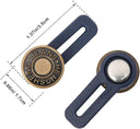 Metal Waistband Extender Set - Adjustable Button Expanders for Pants and Jeans  ourlum.com   